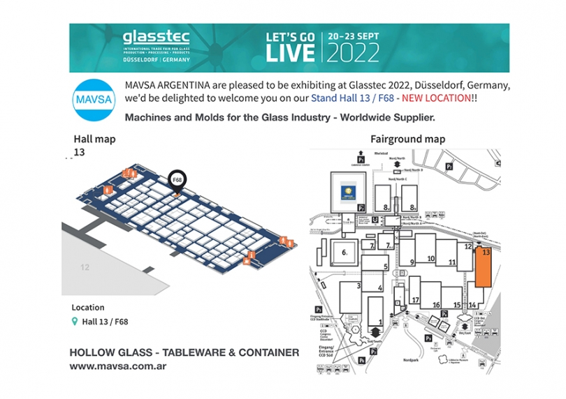 glasstec 2022 - invitation hall 13 f68 - baja